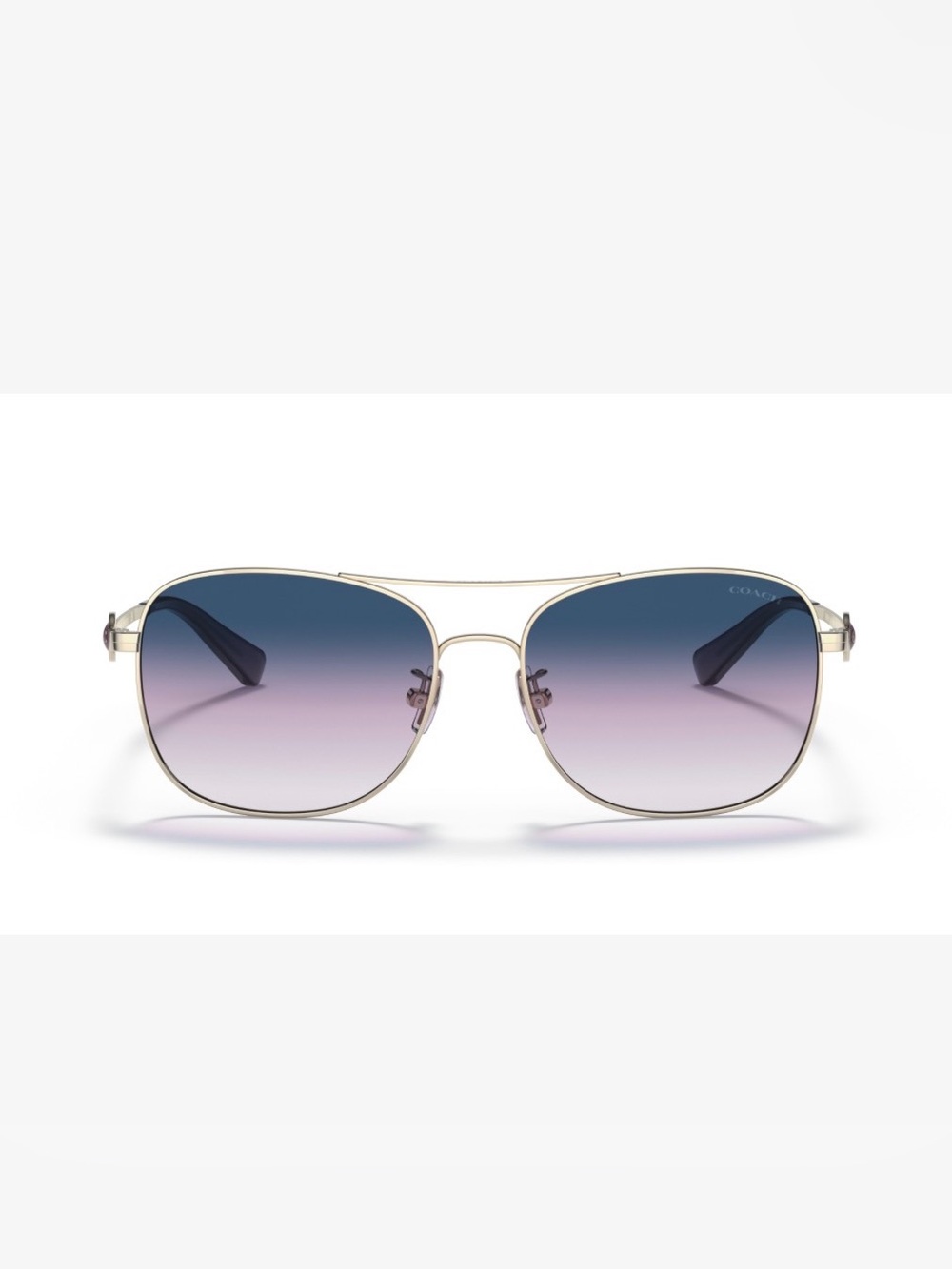NEW- Coach Sunglasses, HC 7127 (C6177) 90053C 3N (Light Gold), 56-16-140, Metal